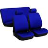 Lupex Shop Utilitaria_Br Coprisedili Universali per Auto Medio Piccole, Blu Royal, Set Fodere Sedili Utilitaria Anteriori e Posteriori, in Poliestere, Prodotto Made in Italy