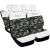 Auto Accessori Lupex Coprisedili Auto Compatibili con Cinquecento 500, Made in Italy, tessuto poliestere, Bianco - Mimetico Chiaro