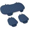 Auto Accessori Lupex Coprisedile Seduta 3 pezzi Universale Auto | Protezione Sedile 2 Anteriore e 1 Posteriore | Protector Comfort Automotive Cuscino Interni (Blu)
