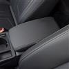 SANSANS Copertura per Bracciolo Centrale Audi Q3 2019-2022, Protezione Console Centrale, Nero, Poliuretano (PU), Fibra di Carbonio