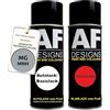 Alex Flittner Designs Auto Vernice Spray Set per MG MNH Sparkle Silver MetallicBase Trasparente 2x400ml con vernice spray trasparente