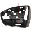 SHYYBD Retrovisore Cornice Per Retrovisore Per Ford Per EcoSport Per Kuga 2013-2019 Coperture Laterali Per Specchietti Retrovisori, Supporti Per Cornici Esterni Shell(Sinistra 2)