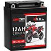 LANGZEIT Batterien LANGZEIT YB12AL-A2 batteria moto 12V 12Ah 230A/EN GEL scooter 51213 GEL12-12AL-A YB12AL-A