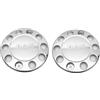 mabi automotive parts 2 coperture esterne in acciaio inox 22,5 10 tasselli universali per camion Scania MAN Mercedes DAF (per DAF)