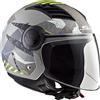 LS2 Casco Jet Airflow Camo Nero Titanium