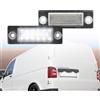 Nslumo 2pcs Led Targa Luce Canbus Per Volks Transporter Caravelle MK5 MK6 Box Bus T5 T6 Multivan Caddy MK3 Golf Plus