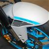labelbike - Adesivo 3D Moto Parafango Protezione e Decorazione in Resina compatibile con Yamaha MT-07 2025 - Colore Blu