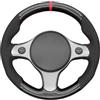 MEWANT Coprivolante da Cucire per Alfa Romeo 159 TI Brera Accessori volante | Su Misura per Alfa Romeo 159 TI Brera 2006-2011 Accessori / volante / Alfa Romeo 159 Traspirante Per Volanti Riscaldati
