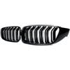 Viviance Auto Paraurti Anteriore Griglia Griglie compatibile con BMW Serie 4 F32 F33 F36 13-18 - Nero lucido