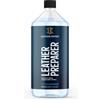 Leather Expert Detergente per pelle 1000 ml per la preparazione della tintura - Rimozione pelle per vecchie pitture e vernici - delicato ma efficace detergente per pelle naturale