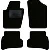 QUEMAR Tappetini Auto compatibili con Polo V 2009-2017 (6R - 6C) / Kit Tappeti Moquette e Gomma su Misura (Set 2 Anteriori + 2 Posteriori) / Ricami e Colori Personalizzati (0 Ricami, Bordo Nero)