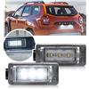 NSLUMO Luci targa posteriori a LED compatibili con Nis.san Qashqai Mk3 J12 2021 2022 Serena Mk5 C27 2016-up per Dacia Duster 2 2018-up Auto Tail Tag Lamps