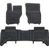 MTM Tappetini Gomma per Land Rover Range Rover IV (L405) (anche Plug-in Hybrid) 01.2013-05.2022 Design a Vaschetta, su Misura con Bordi Rialzati cod. 3D 9985