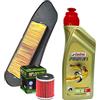 Motocar Kit tagliando Castrol 10W40 filtro olio aria Yamaha VP X-City/YP X-Max R 125
