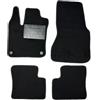 Generico Tappetini Auto per Twingo terza serie, Set di 4 Pezzi, Moquette Nera con Battitacco, Bordo Velcrato Antiscivolo (senza ricamo, moquette standard 6 mm)
