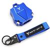 SXHM Per Yamaha MT07 MT-07 2015-2021 Universale Accessori Moto Chiave Borsette Caso Della Copertura Di Protezione E Portachiavi Portachiavi Anello Moto Portachiavi (Colore : 1 set Blue, Size : B)