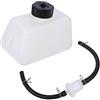 Akozon Serbatoio filtro carburante portatile, mini moto, serbatoio ausiliario per carburante, serbatoio carburante e tubo flessibile per 47 49 a 2 tempi, tascabile, per bici 47 e 49