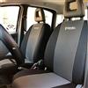 autoSHOP FODERA COPRISEDILE SU MISURA PER PANDA 2003-2004-2005-2006-2007-2008-2009-2010-2011 CON SEDILE POSTERIORE INTERO (GRIGIO/NERO)