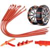 Generico Fascette per Pneumatici per la Neve, Fascetta in Nylon, Fascetta per Pneumatici da Neve dell'auto, Catene antineve riutilizzabili dell'auto (30 PCS)