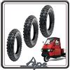 GSC RICAMBI SRL KIT 3 GOMME COPERTONE COPERTONI PNEUMATICI BATTISTRADA COPERTURA COPERTURE MISURA 100-90-10 PER APE 50 TUTTI I MODELLI