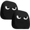 Generic Set di 2 copri poggiatesta per auto, motivo Halloween, divertente parodia per sedile auto, copricapo, decorazione per interni 'auto, copricapo, lavabile, elastico, per uomini e donne