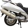 BRIXIAMOTO MALOSSI 3212283 Marmitta MAXI WILD LION, Compatibile con Honda FJS Silver Wing 600