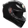 AGV K1 ECE 22-05 Solid Casco Moto Integrale ECE 22-05 Sportivo, Nero, MS