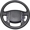 FGOFJG Coprivolante Auto Treccia In Pelle Per Volante Per Land Per Rover Per Freelander 2 2007-2012 Coprivolante Per Auto In Pelle Artificiale PU Nera(Red Thread)