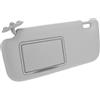 Amosfun specchietto di cortesia con visiera parasole ombrelloni per auto aletta parasole lato guida auto automatico lato sinistro visiera laterale AbS Grey