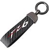 SXHM Portachiavi Moto In Fibra Di Carbonio Portachiavi Per YAMAHA FZ6 FAZER FZ-6 2004 2005 2006 2007 2008 2009 2010 Accessori Moto Moto Portachiavi (Colore : Nero, Size : Normal)