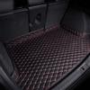 AAFEI Tappetino Bagagliaio Auto per VW T-Roc (A11 2017-2025 2026),Vasca Baule Impermeabile In Pelle,Protezione Posteriore Antiscivolo,Tappeto Su Misura A Rombi,B