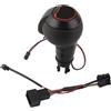 Generico Pomello del cambio Pomello del cambio auto Per A3 8V A6 C7 S3 Q3 2 RS3 4 5 S6 RS6 A7 Led automatico in metallo Pomello del cambio in fibra di carbonio Leva del cambio Testa Maniglia del cambio(For S l