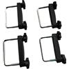 FewNvWa 4 Pezzi Morsetti a U i per Box Da Tetto Accessori per Portapacchi Da Tetto Accessori per Portapacchi Da Tetto per Auto SUV, Diametro Interno 8