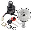 HFMXZHI Kit serratura a chiave Coperchio Del Tappo Serbatoio Carburante Con Serratura Di Accensione Chiave Per Honda CB600F CB600F2Y Hornet S 600 2000-2002 35010-MBZ-D01