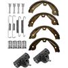 ATEC Germany Kit freno asse posteriore incl. 4x Ganasce freno asse | Compatibile con: ABARTH RITMO, AUTOBIANCHI A 112, Y10, FIAT 127, CINQUECENTO, FIORINO, PANDA, PANDA Kasten/Schrägheck, REGATA