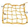 Ciieeo Rete Bungee per Casco e con Ganci per Borsa Portaoggetti Rete Elastico Colore Giallo Versatile e Resistente