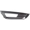 WTDGUFQQ Griglia Fendinebbia Compatibile Con Ford Per Focus MK3 2015 2016 2017 2018 Paraurti Anteriore Fendinebbia DRL Guida Diurna Telaio Copertura Hood Fendinebbia Griglia