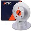 ATEC Germany 2x Dischi freno posteriori Ø 268 mm completamente | Compatibile con: CHEVROLET AVEO Schrägheck, CRUZE, CRUZE Schrägheck, CRUZE Station Wagon, TRAX, OPEL ASTRA J, ASTRA J Caravan