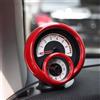SHIFENG Copertura decorativa per interni auto in ABS per Smart 453 Fortwo Forfour 2015-2020, accessori rossi (1 telaio contagiri)