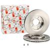 Ferodo 2x FERODO Disco freno Anteriore Ø256mm Altezza: 36,5mm Spessore: 22mm ventilato DDF927C Compatibilità con VW Polo Hatchback 6R1, 6C1 Golf IV Hatchback 1J1 POLO 9N Fox Hatchback 5Z1, 5Z3, 5Z4, AUDI