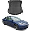 OMAC Tappetino Baule Vasca Baule Compatibile con Tesla Model 3 2017-2024 Gomma TPE Nero