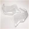 IDPOLHYGF accessori per moto Adatto for BMW R 1250 GS GSA 2018 2019 R1200 GS LC F800GS ADV S1000 XR 2013-2019 Handguard Hand Guard Estensioni Proteggi parabrezza(Clear)