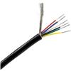 Lasitech 1 m - 5 m 2 3 4 5 6 7 8 core UL2547 Cavo audio canale multi-core schermato 28 26 AWG Cavo segnale altoparlante in rame(Black x 6 Cores,1m 26AWG)