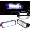 QKLsudua 2pcs LED Luci targa compatibili con VW GTi Golf 4 5 6 7 MK4 MK5 MK6 MK7 Pas-sat B7 CC EOS Sciro-cco Be-etle SMD