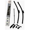 AOQ ORIGINAL QUALITY AOQ - Spazzole tergicristallo anteriori e posteriore set da 3 compatibile con Renault Captur dal 05/13 al 11/19