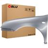 BLU Parafango Anteriore Ala Fender Adatta per VW Volkswagen Golf IV 4 LA7W Sinistro Argento| 1997-2006 | Anteriore | Verniciato | Pronto per il montaggio