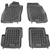 MTM Tappetini Gomma per Fiat Punto Evo 3 porte 10.2005-2014 Design a Vaschetta, su Misura con Bordi Rialzati cod. 3D 5365