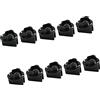 A ABSOPRO T10 Twist Base Presa Cuneo Luce Lampadina Supporto Pannello Cruscotto Set 10