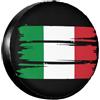 Generic Copri Ruota di Scorta Italian Flag Borsa Pneumatici Universal Copriruota Protezione UV Copri Gomme per SUV Camion Tutti I Diametri S