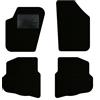 QUEMAR Tappetini Auto per Polo IV 2001-2009, Bordo Nero, 0 Ricami